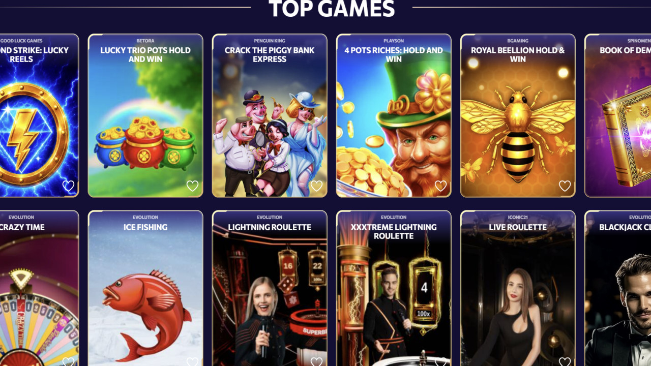 Winairline casino games